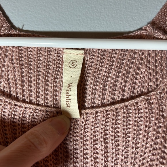 Mauve Pink knit tank top - Picture 2 of 3